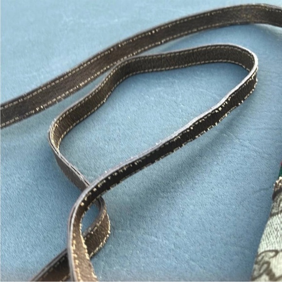 GUCCI • Ophidia Leather Crossbody Bag • Vintage & Authentic - Picture 11 of 14